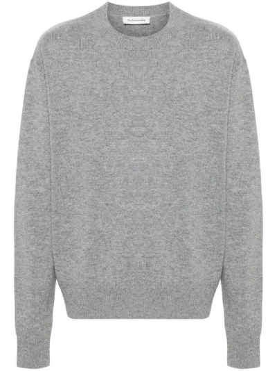 The Frankie Shop Grey Quinton Merino-wool Sweater