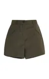 The Frankie Shop Hana Short In Green