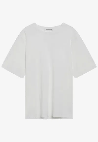 The Frankie Shop Harper Boxy T-shirt In Gray