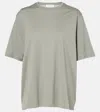 The Frankie Shop Harper Cotton Jersey T-shirt In Grau