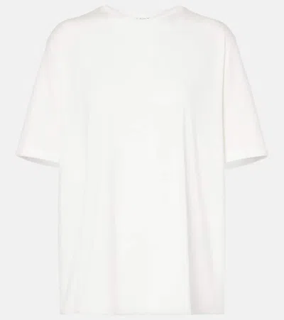 The Frankie Shop Harper Cotton Jersey T-shirt In White