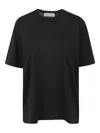 The Frankie Shop Harper Cotton T-shirt In Black
