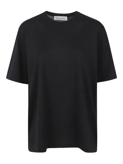 The Frankie Shop Harper Cotton T-shirt In Black