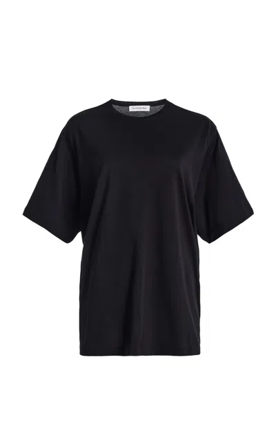 The Frankie Shop Harper Cotton T-shirt In Black