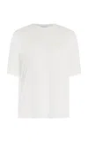 The Frankie Shop Harper Soft Organic Cotton T-shirt In White