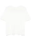 The Frankie Shop Womens White Sierra Short-sleeve Woven T-shirt In White