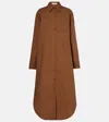 The Frankie Shop Helena Cotton Shirt Dress