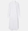 The Frankie Shop Helena Cotton Shirt Dress