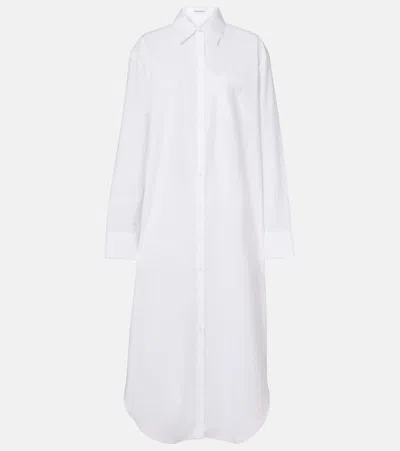 The Frankie Shop Helena Cotton Shirt Dress
