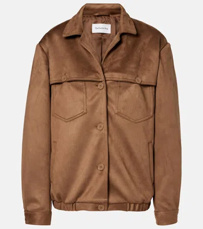 The Frankie Shop Hester Jacket In Brown