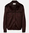 The Frankie Shop Hester Jacket In Burgundy