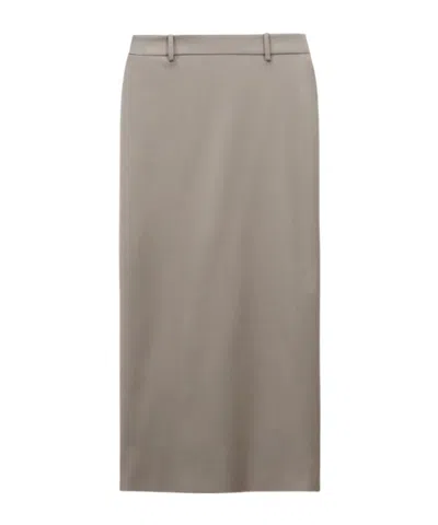 THE FRANKIE SHOP HIGH-WAISTED MIDI SKIRT