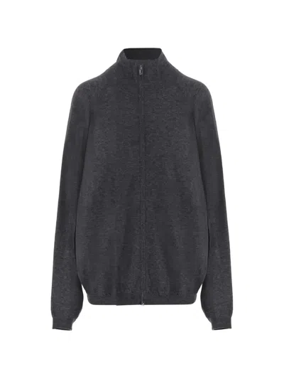 The Frankie Shop High-neck Ribbed Jacket In Black