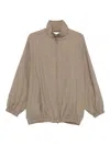 The Frankie Shop Houndstooth Bomber Jacket In Neutral