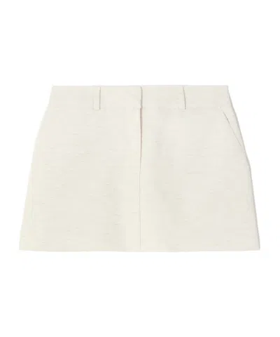 The Frankie Shop Isle A-line Miniskirt In White