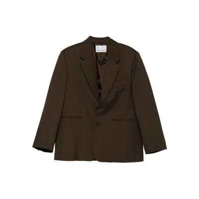 The Frankie Shop Jackets In Brown