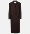 The Frankie Shop Jane Suiting Coat In Brown