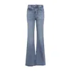 The Frankie Shop Dalston Flared Jeans Five Pockets In Blue