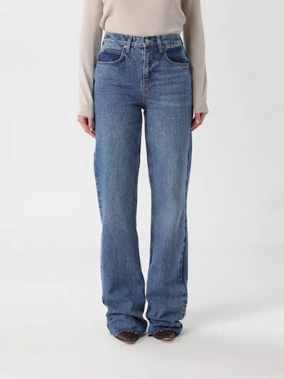 The Frankie Shop Jeans  Woman Color Denim In Blue