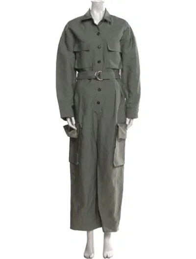 Pre-owned The Frankie Shop Jumpsuit In Green