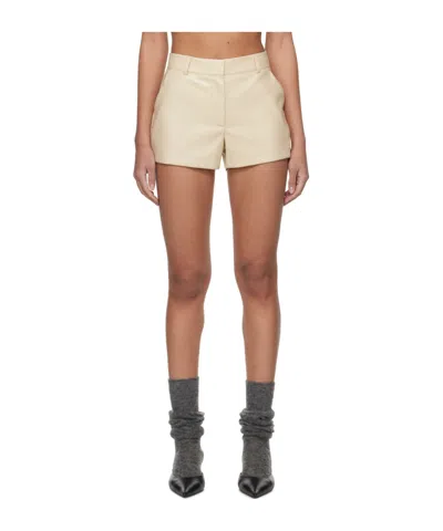 The Frankie Shop Kate Faux-leather Shorts