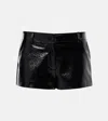 The Frankie Shop Kate Vegan Leather Shorts In Black