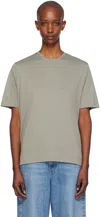 THE FRANKIE SHOP KHAKI HARPER SOFT ORGANIC T-SHIRT