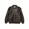 The Frankie Shop Leather Outerwears In Black