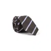 The Frankie Shop Lene Striped Tie In Brown