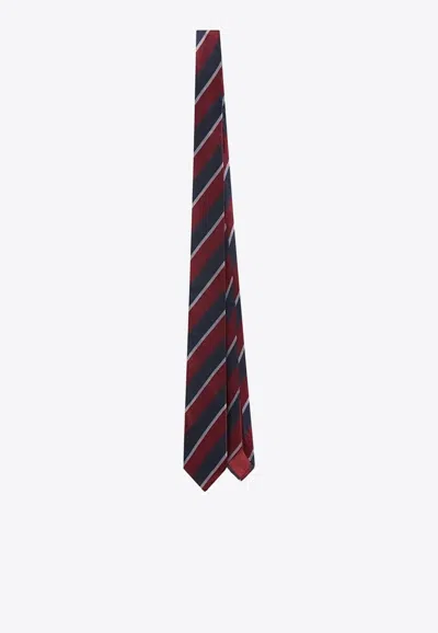 The Frankie Shop Lene Striped Tie In Multi