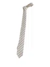 The Frankie Shop Lene Striped Tie In Gray