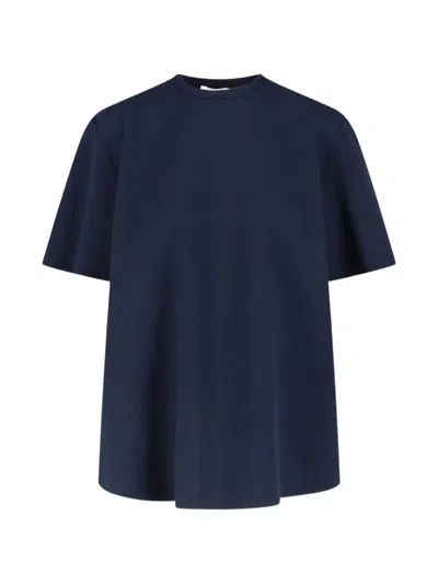 The Frankie Shop Harper Soft Organic Tshirt In Blue