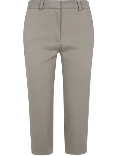 The Frankie Shop Lior Fluid Capri Pants In Gray
