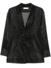 The Frankie Shop Lise Blazer In Schwarz