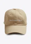 Shop The Frankie Shop Logo Embroidered Baseball Cap In Beige