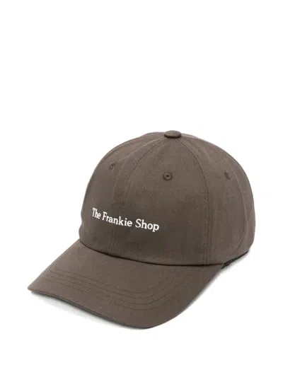 The Frankie Shop Logo-embroidered Baseball Cap In Pink