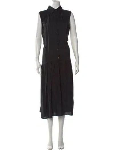 Pre-owned The Frankie Shop Long Dress In Black