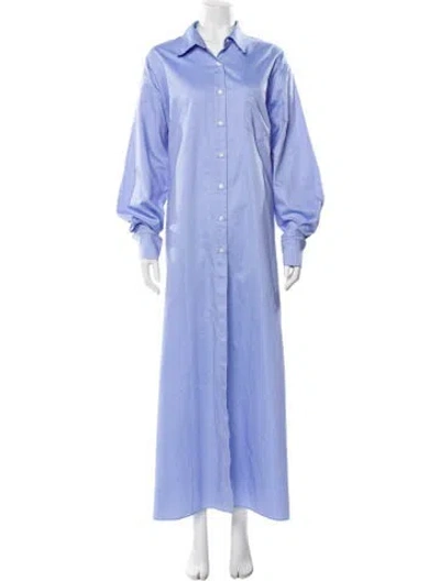 Pre-owned The Frankie Shop Long Dress In Blue