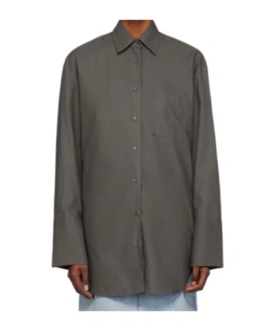 The Frankie Shop Long Shirt In Black
