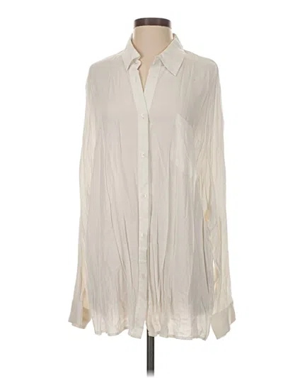 Pre-owned The Frankie Shop Long Sleeve Blouse In White