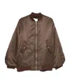 The Frankie Shop Long Sleeve Jacket In Brown