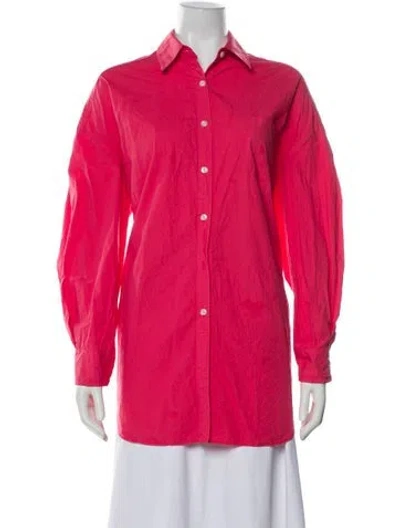 Pre-owned The Frankie Shop Long Sleeve Tunic In Pink