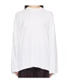 The Frankie Shop White Rio Oversized Sleeve T-shirt In White