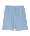 The Frankie Shop Logo-embroidered Organic Cotton Shorts