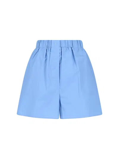 The Frankie Shop 'lui' Shorts In Blue