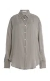 The Frankie Shop Lui Silk Shirt