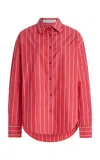 The Frankie Shop Lui Striped Cotton Shirt