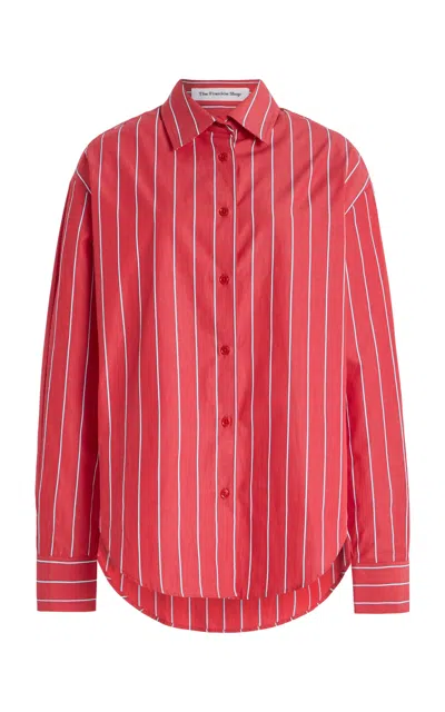 The Frankie Shop Lui Striped Cotton Shirt