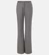 The Frankie Shop Lyra Flared Pants In Green