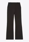 The Frankie Shop Lyra Flared Pants In Brown